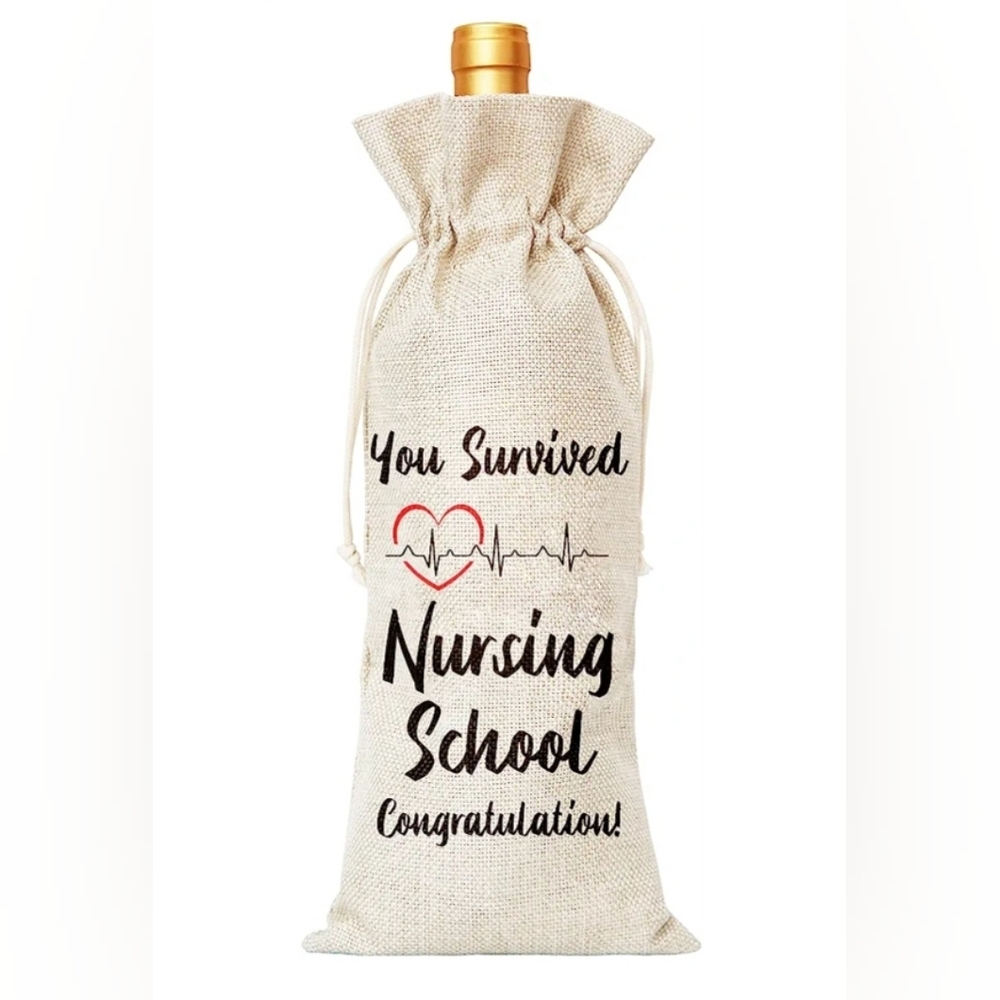 Wine bottle gift bag
